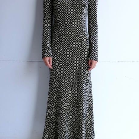 pomor velor backless dress