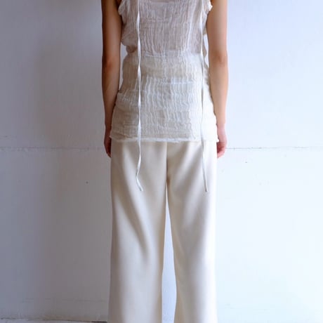 wool linen gawze camisole