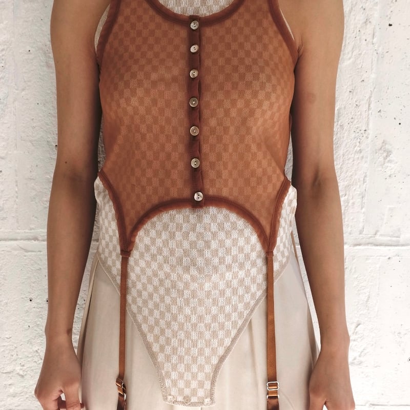 sheer gater tank top | ERiKOKATORi