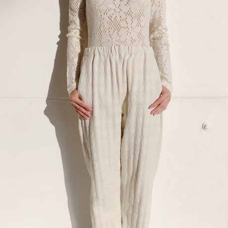 flower wool body suit