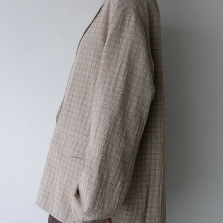check cotton jacket