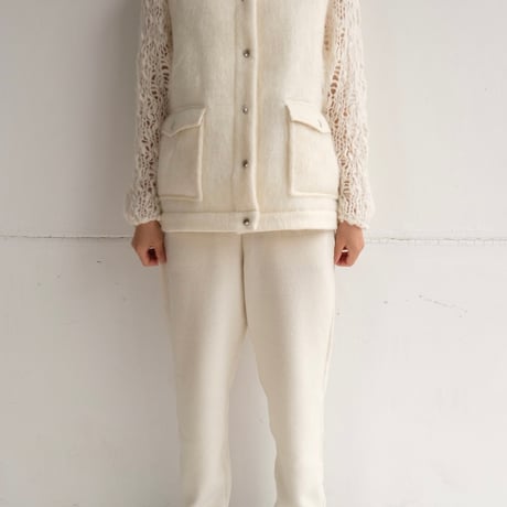 kid mohair vest