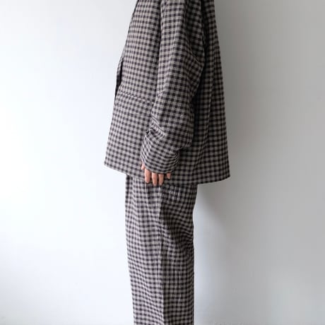 check cotton jacket