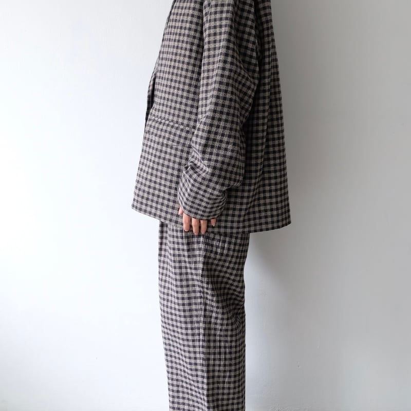 check cotton jacket | ERiKOKATORi