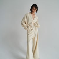 wool sweat cardigan