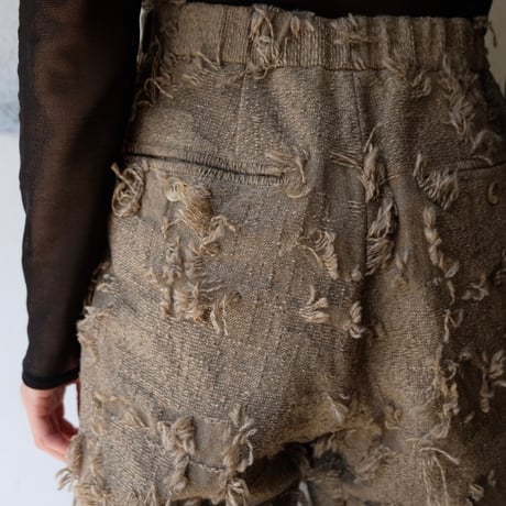 ripped wool pants