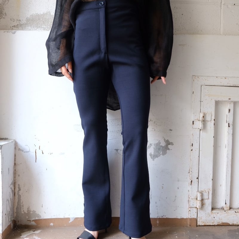 strech flare pants | ERiKOKATORi
