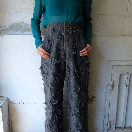ripped wool pants