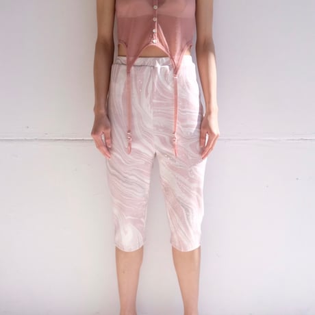 suminagashi rib pants