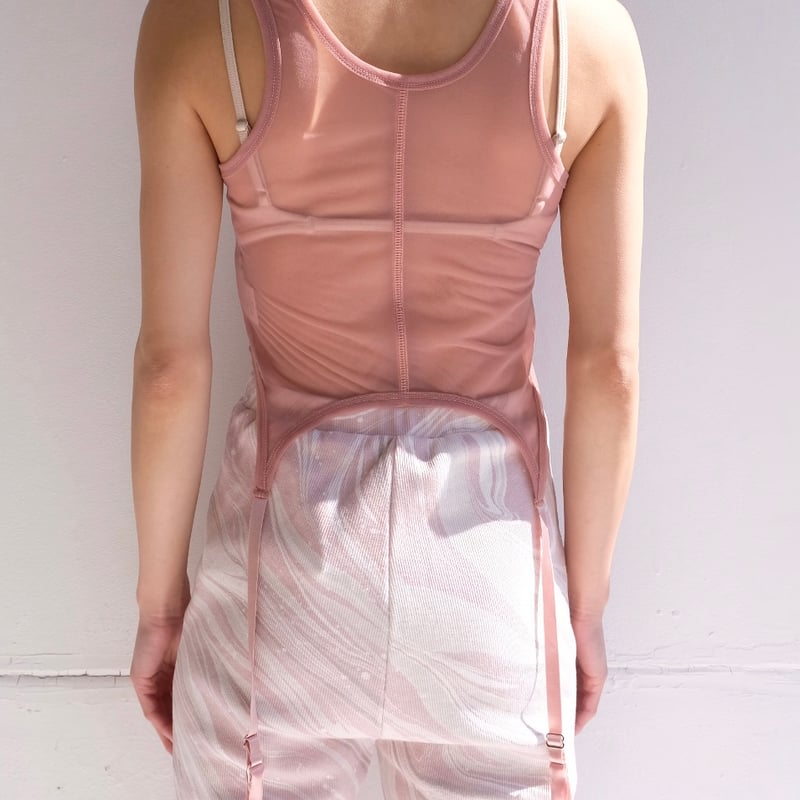 sheer gater tank top | ERiKOKATORi