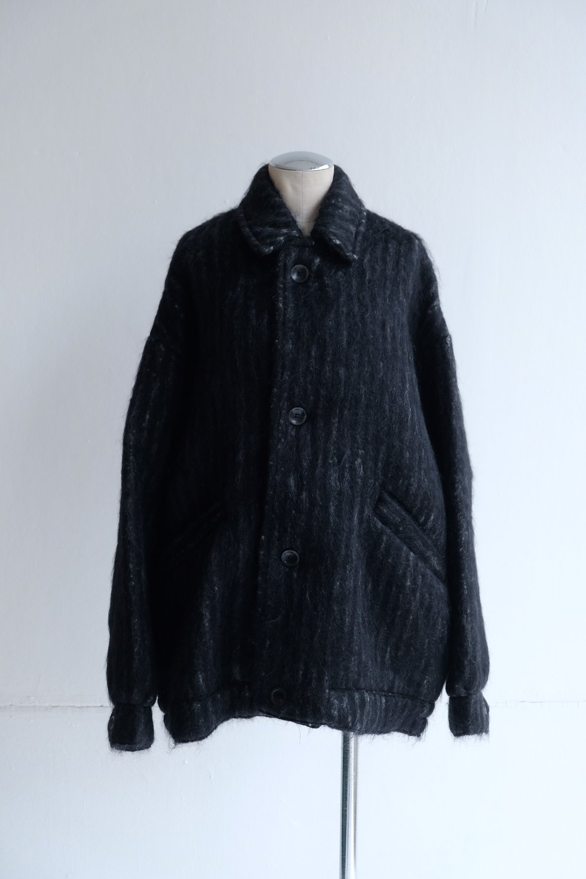 flow dye kid mohair jacket | ERiKOKATORi