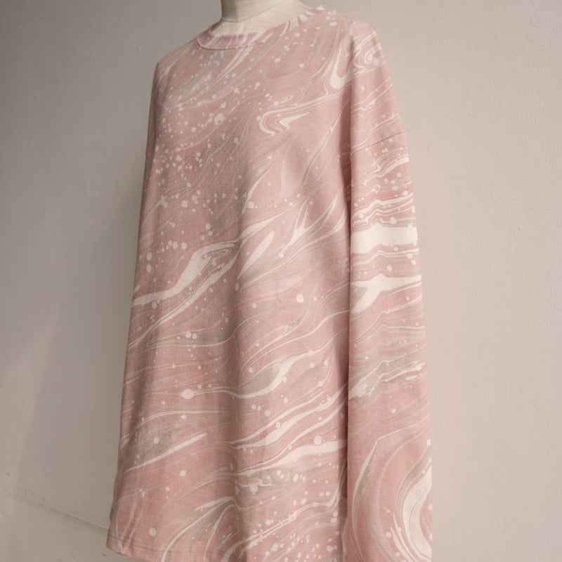 suminagashi long sleeve Tshirt | ERiKOKATORi