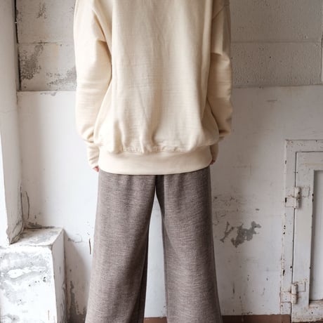 wool sweat cardigan