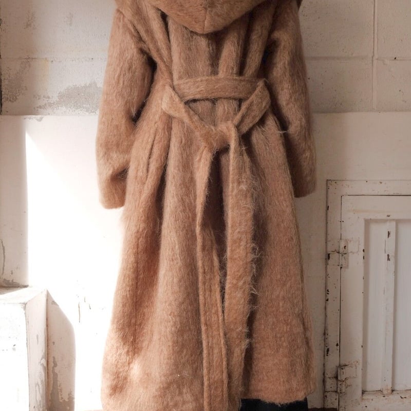 flow dye kidmohair foodie gown coat | ERiKOKATORi