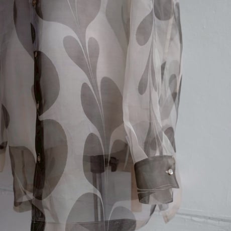 suminagashi silk shirts