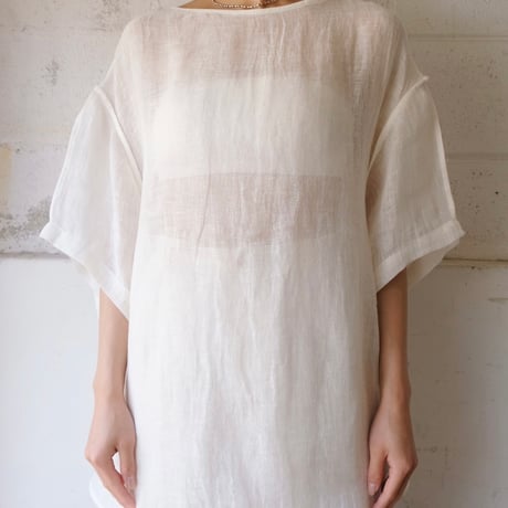 linen gawze T-shirt