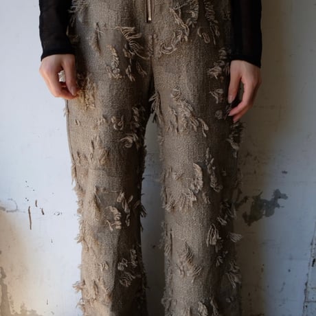 ripped wool pants