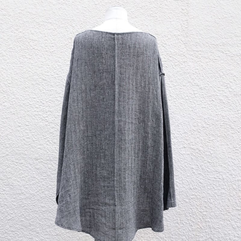 silk nep linen top | ERiKOKATORi