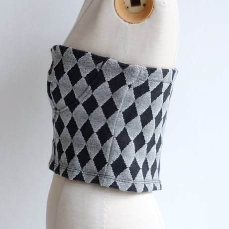 diamond sweat corset top