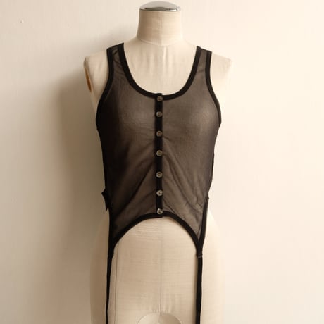 sheer gater tank top