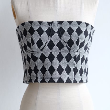 diamond sweat corset top