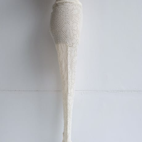 flower wool stirrup leggings