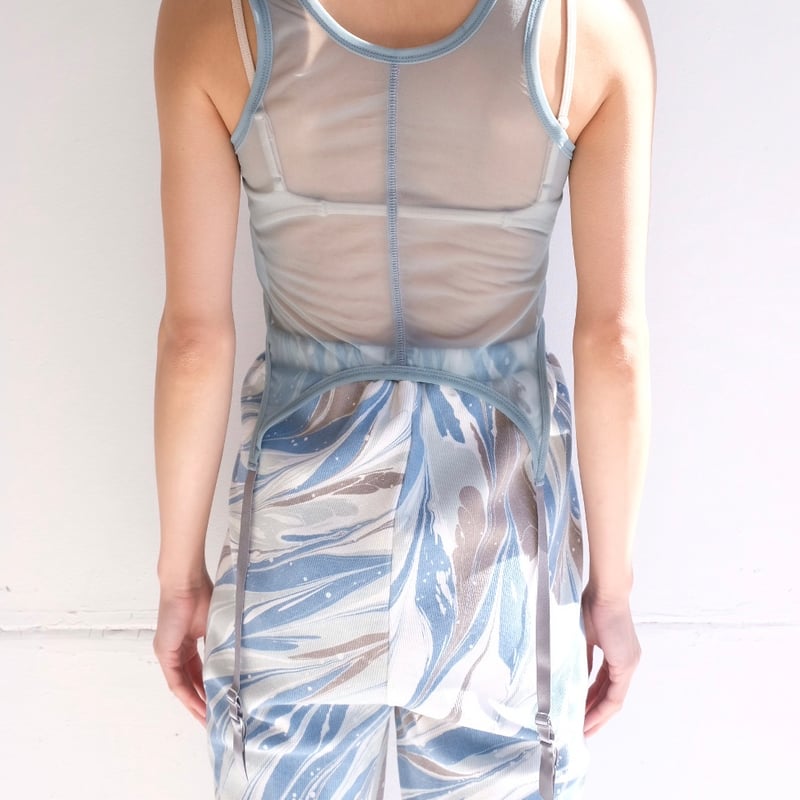 sheer gater tank top | ERiKOKATORi