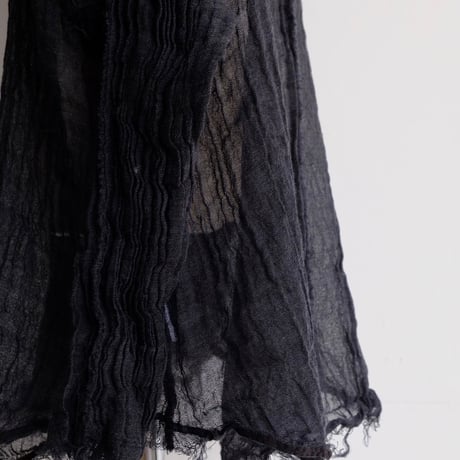 wool linen gawze top