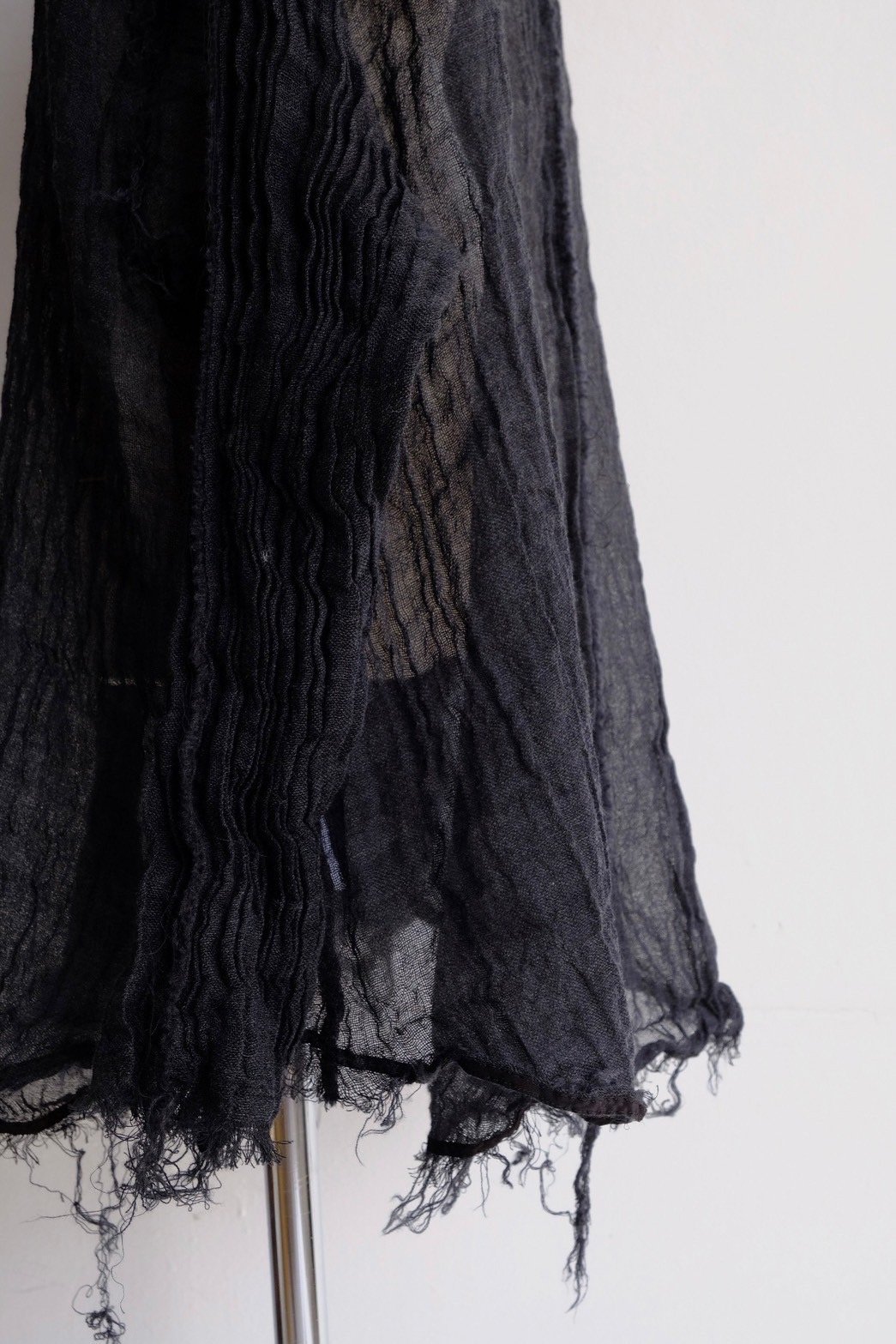 wool linen gawze top | ERiKOKATORi