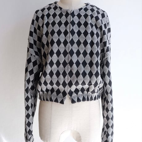 diamond sweat short cardigan