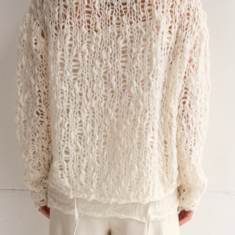 low gauge hand knit