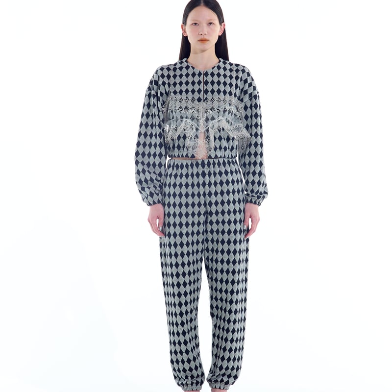 diamond sweat short cardigan | ERiKOKATORi