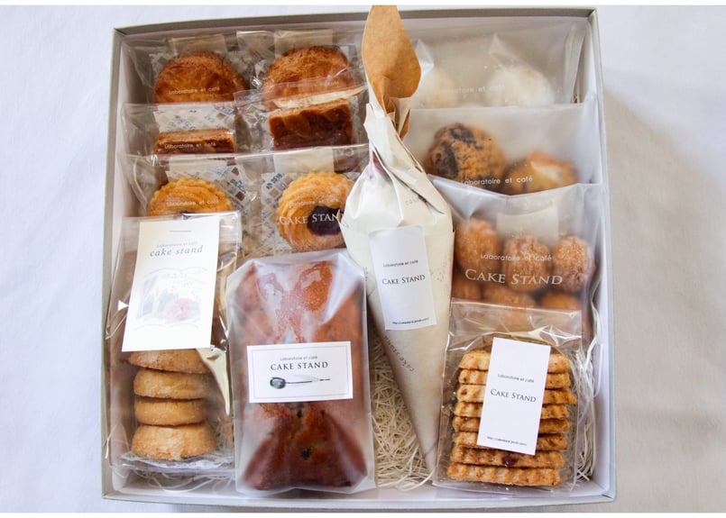 ボン・ガトー Bon Gateau 上下巻 Boite a cadeau ﾎﾞﾜｯﾄ ｱ ｶﾄﾞｰ | cakestand
