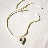 Initial Choker（Silver/Ivory）