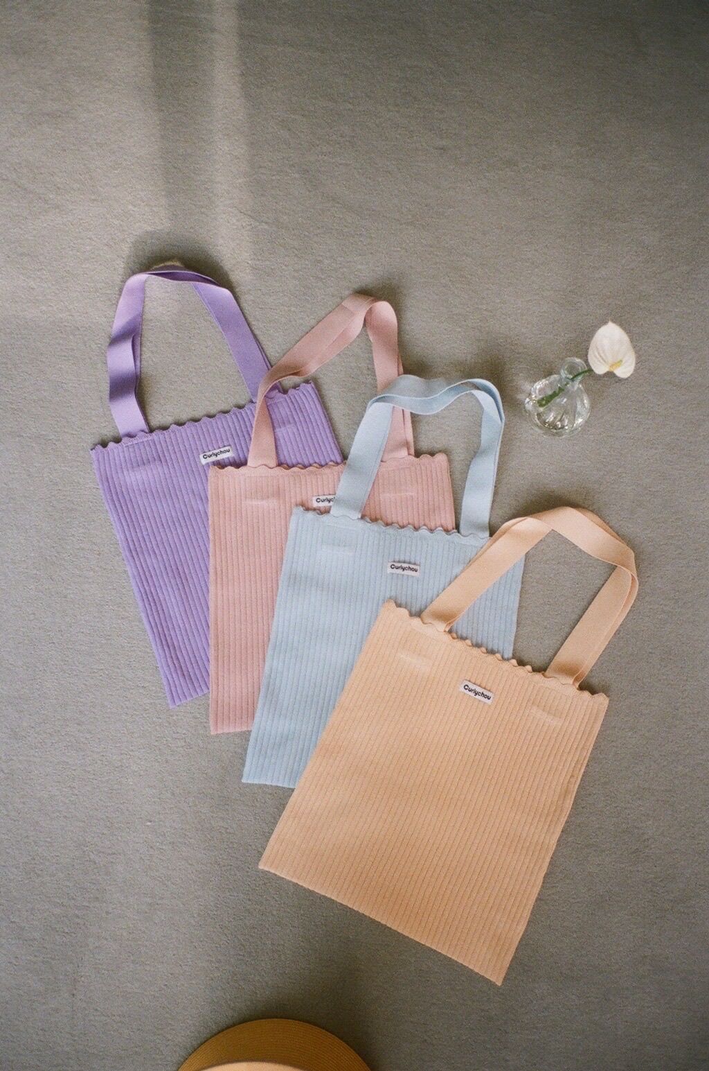 エメレオンドレ クロシェ トート オレンジ ・早い者勝ち！！ Tote Bag（Orange） | Curlychou