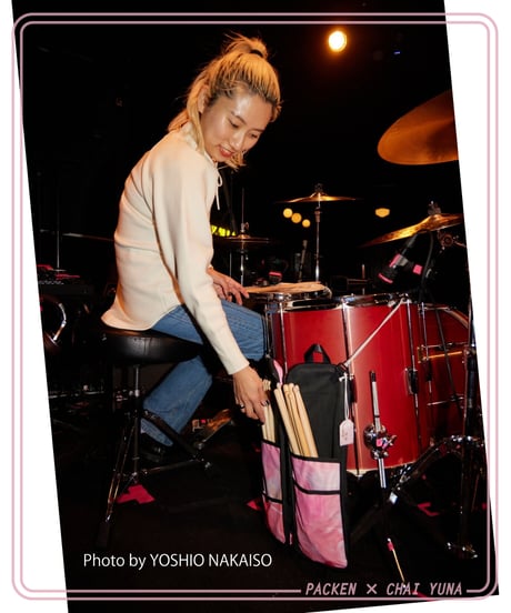 roundish stick case/M size/[CHAI YUNA Original print ]（サイン入ポストカード付き）