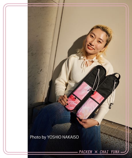 roundish stick case/S size/[CHAI YUNA Original print ]（サイン入ポストカード付き）