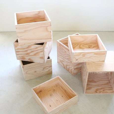 aisuの木箱・小／2個セット