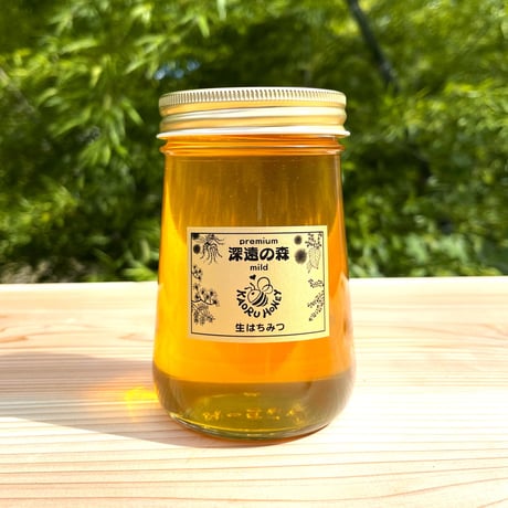 薫るはちみつ 【深遠の森～mild～】自家用エコ装飾無【大】500g瓶