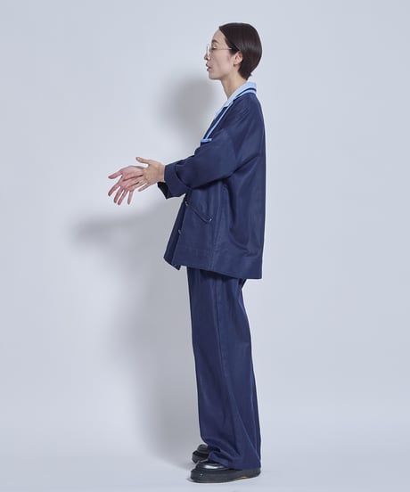 Linen/Cotton herringbone Jacket
