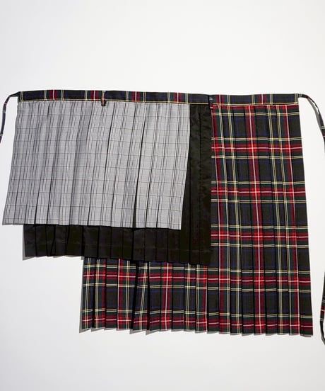 Check Wrap Skirt