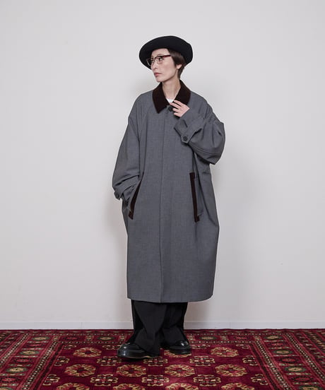 Stand collar  coat