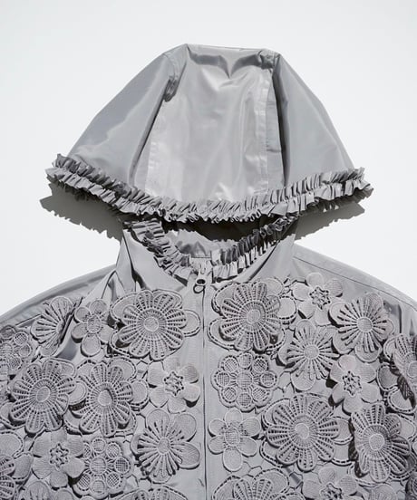 Flower lace Anorak Jacket