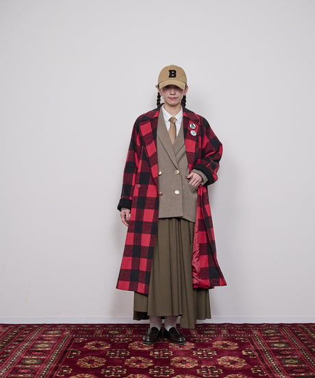 Buffalo check coat