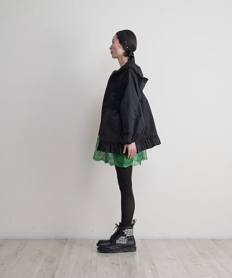 Flower lace Anorak Jacket