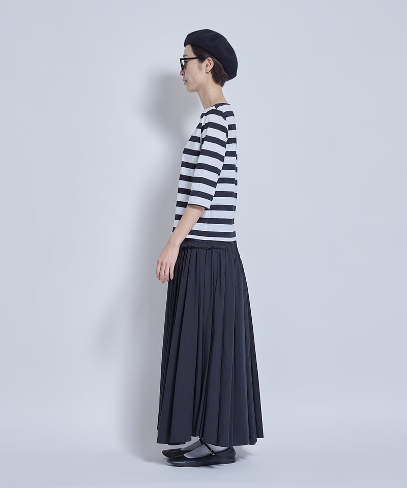 トップス yoshokobayashi Boat neck border T-shirt Boat neck border T-shirts | VISPOQUEGARDEN