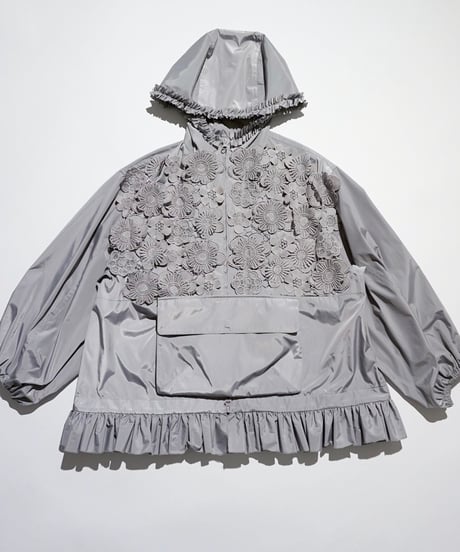Flower lace Anorak Jacket
