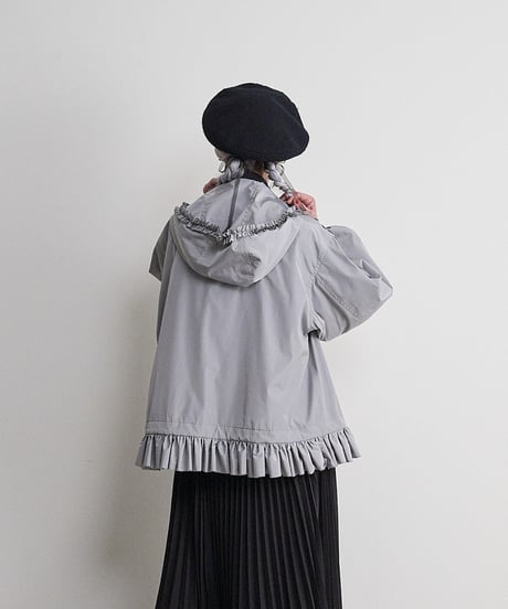 Flower lace Anorak Jacket