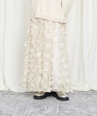 3D flower and butterfly skirt