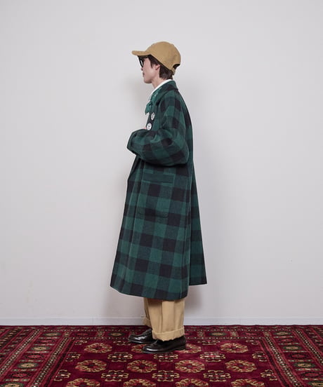 Buffalo check coat